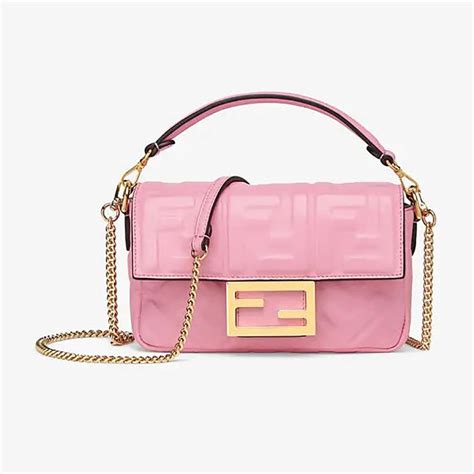 pink fendi baguette.